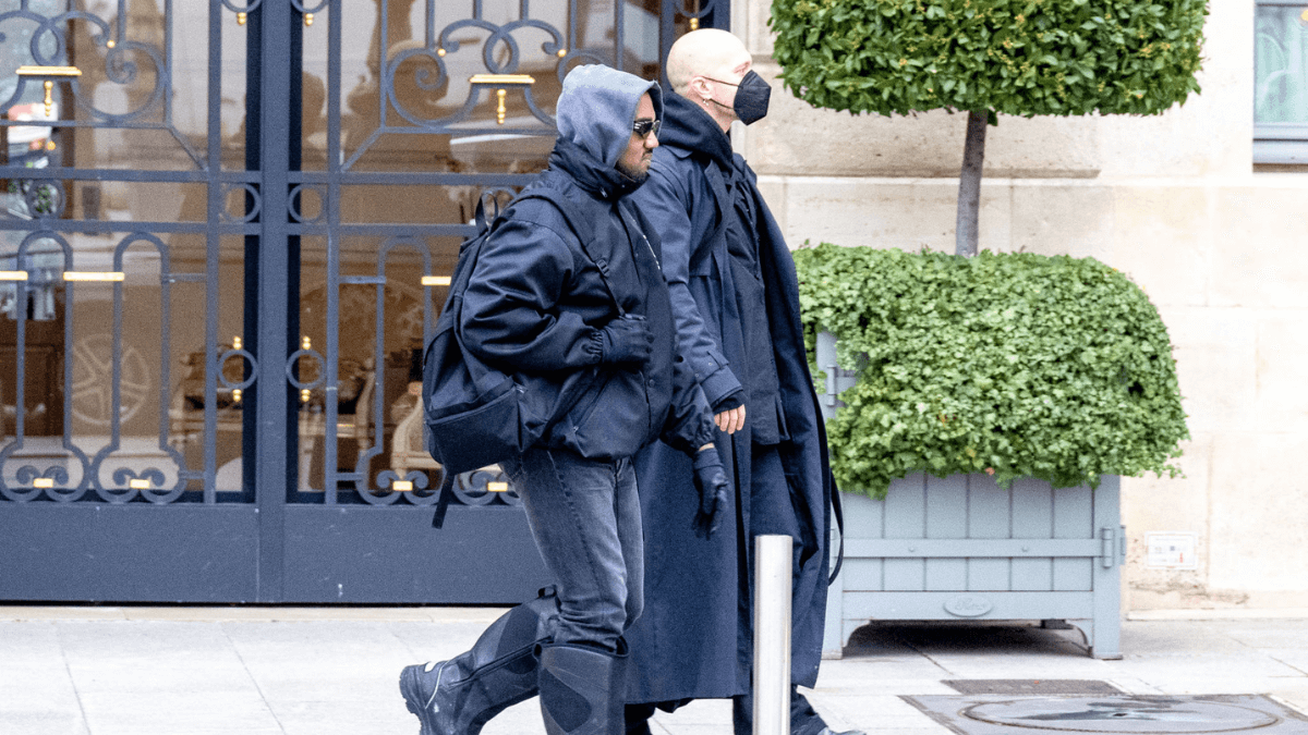 Kanye West Wears A Hoodie And Slides To Leave Nobu In Malibu