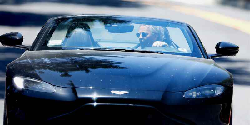 Matthew Perry Spotted In LA With His  $145K Aston Martin Sports Car
