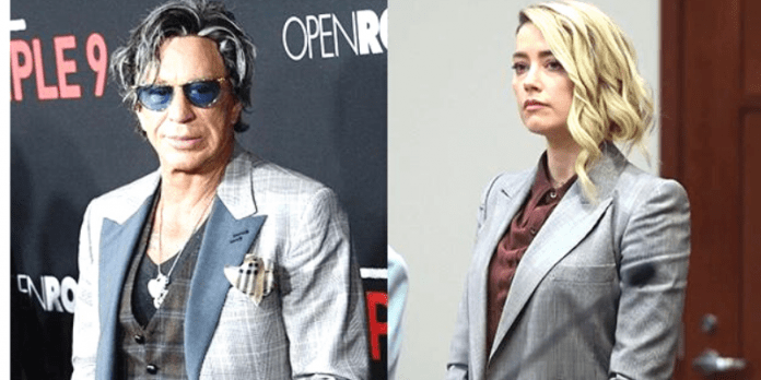 The Reason That Mickey Rourke calls Amber Heard As 'Gold Digger'