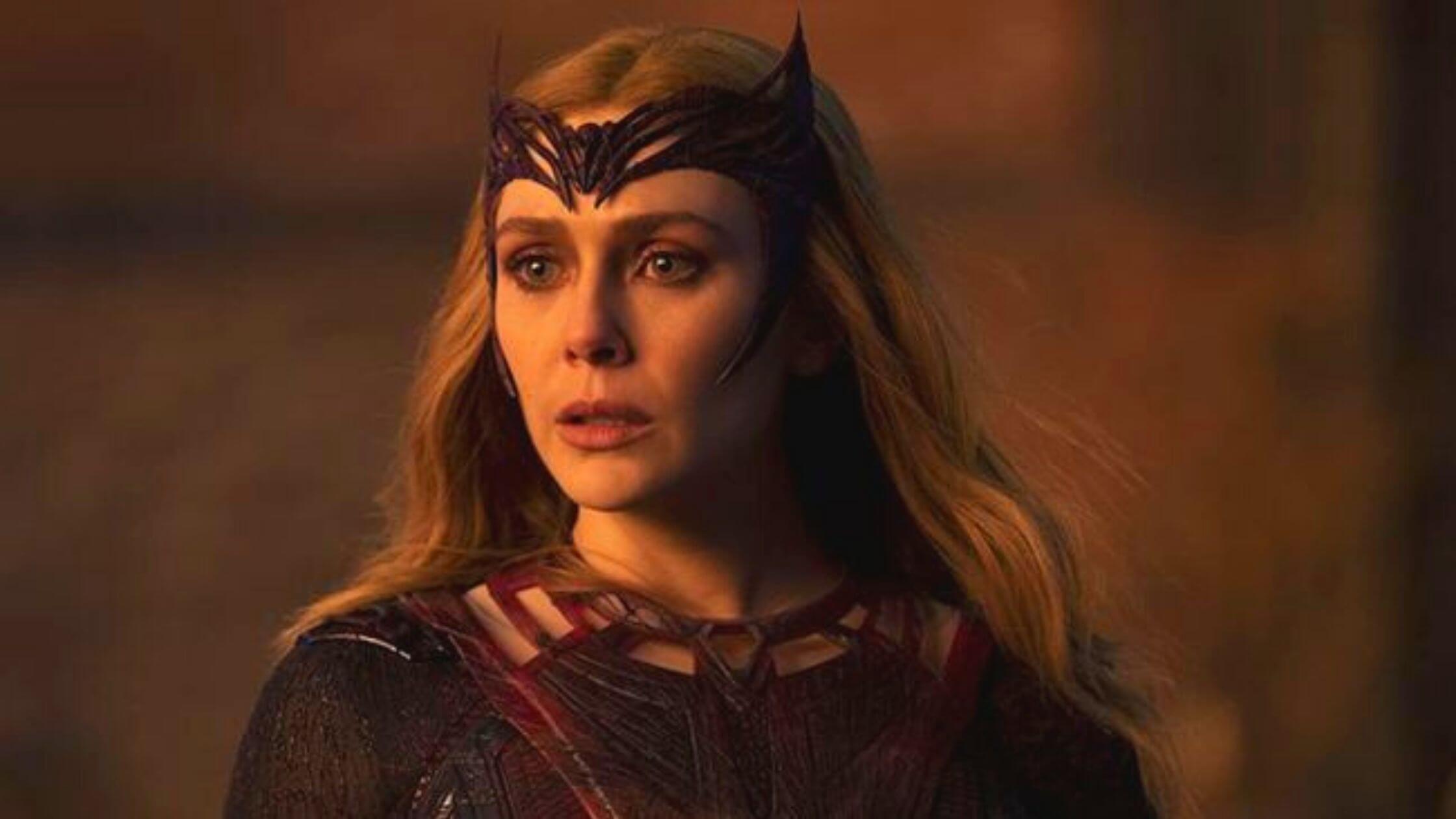 There Are Some Easter Eggs In Elizabeth Olsen's Scarlet Witch Suit