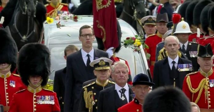Matthew Magee, The Tall Man At The Funeral Of The Queen!